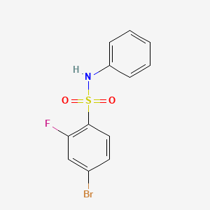 4-Bromo-2-fluoro-N-phenylbenzenesulfonamide