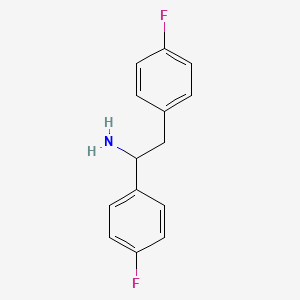 1,2-Bis(4-fluorophenyl)ethanamine