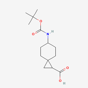 6-((tert-Butoxycarbonyl)amino)spiro[2.5]octane-1-carboxylic acid