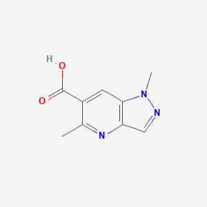 molecular formula C9H9N3O2 B3002587 1,5-二甲基吡唑并[4,3-b]吡啶-6-甲酸 CAS No. 2344679-54-3