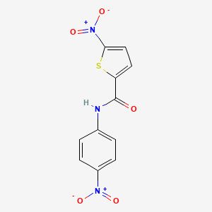 molecular formula C11H7N3O5S B3002590 5-nitro-N-(4-nitrophenyl)thiophene-2-carboxamide CAS No. 324758-81-8