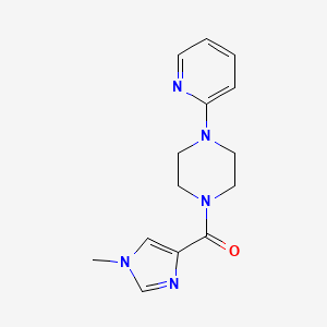 (1-methyl-1H-imidazol-4-yl)(4-(pyridin-2-yl)piperazin-1-yl)methanone
