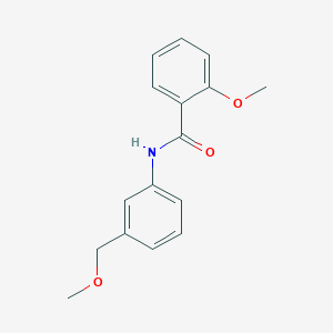 molecular formula C16H17NO3 B300265 2-methoxy-N-[3-(methoxymethyl)phenyl]benzamide 