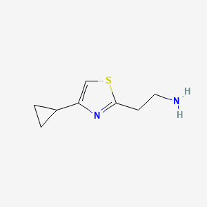 2-(4-Cyclopropyl-1,3-thiazol-2-yl)ethan-1-amine