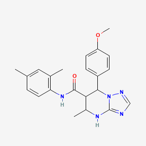 N-(2,4-dimethylphenyl)-7-(4-methoxyphenyl)-5-methyl-4,5,6,7-tetrahydro-[1,2,4]triazolo[1,5-a]pyrimidine-6-carboxamide
