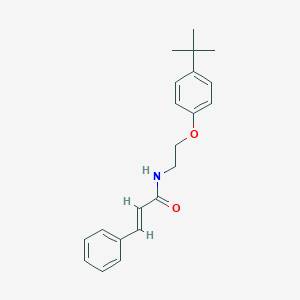 molecular formula C21H25NO2 B300266 N-[2-(4-tert-butylphenoxy)ethyl]-3-phenylacrylamide 