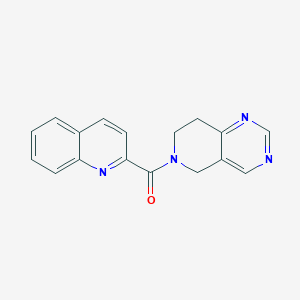 (7,8-dihydropyrido[4,3-d]pyrimidin-6(5H)-yl)(quinolin-2-yl)methanone