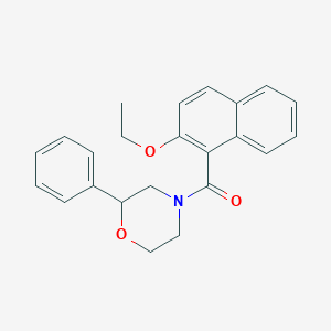 (2-Ethoxynaphthalen-1-yl)(2-phenylmorpholino)methanone