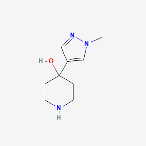 4-(1-Methylpyrazol-4-yl)piperidin-4-ol