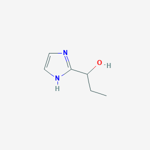 molecular formula C6H10N2O B3002751 1-(1H-imidazol-2-yl)propan-1-ol CAS No. 1315060-05-9