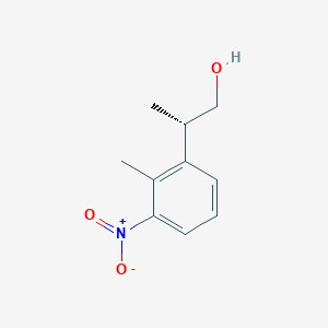 (2S)-2-(2-Methyl-3-nitrophenyl)propan-1-ol