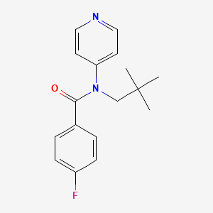 4-fluoro-N-neopentyl-N-(pyridin-4-yl)benzamide