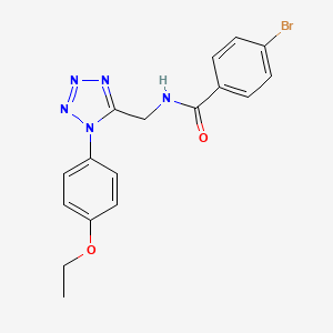 4-bromo-N-((1-(4-ethoxyphenyl)-1H-tetrazol-5-yl)methyl)benzamide