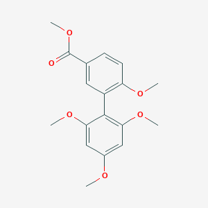 molecular formula C18H20O6 B300285 Methyl 2',4',6,6'-tetramethoxy[1,1'-biphenyl]-3-carboxylate 