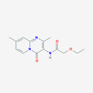 molecular formula C14H17N3O3 B3002871 N-(2,8-dimethyl-4-oxo-4H-pyrido[1,2-a]pyrimidin-3-yl)-2-ethoxyacetamide CAS No. 897617-20-8