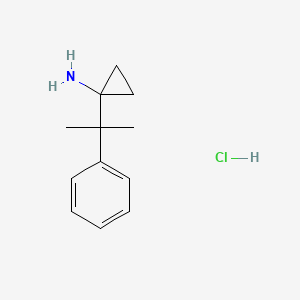 1-(2-Phenylpropan-2-yl)cyclopropan-1-amine hydrochloride