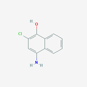 molecular formula C10H8ClNO B3002884 4-氨基-2-氯萘-1-醇 CAS No. 120626-14-4