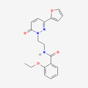 2-ethoxy-N-(2-(3-(furan-2-yl)-6-oxopyridazin-1(6H)-yl)ethyl)benzamide