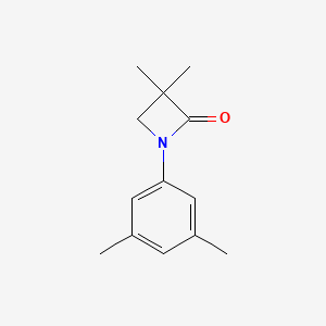 molecular formula C13H17NO B3002899 1-(3,5-二甲基苯基)-3,3-二甲基-2-氮杂环丁酮 CAS No. 341965-96-6