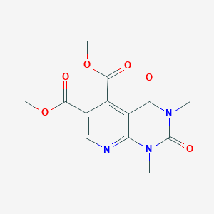molecular formula C13H13N3O6 B300293 Dimethyl 1,3-dimethyl-2,4-dioxo-1,2,3,4-tetrahydropyrido[2,3-d]pyrimidine-5,6-dicarboxylate 