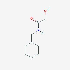 molecular formula C9H17NO2 B3002934 N-(cyclohexylmethyl)-2-hydroxyacetamide CAS No. 645405-30-7