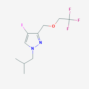 4-iodo-1-isobutyl-3-[(2,2,2-trifluoroethoxy)methyl]-1H-pyrazole