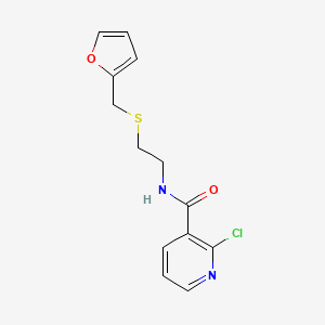 2-Chloro-N-{2-[(fur-2-ylmethyl)thio]ethyl}nicotinamide