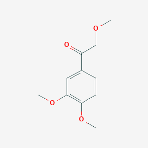 molecular formula C11H14O4 B300299 1-(3,4-Dimethoxyphenyl)-2-methoxyethanone 