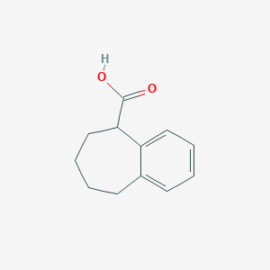 molecular formula C12H14O2 B3003002 6,7,8,9-tetrahydro-5H-benzo[7]annulene-5-carboxylic acid CAS No. 14378-56-4