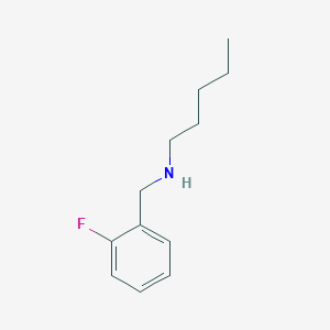 molecular formula C12H18FN B3003037 N-(2-氟苄基)戊胺 CAS No. 690222-00-5
