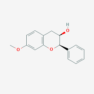 molecular formula C16H16O3 B300304 7-Methoxy-2-phenyl-3-chromanol 
