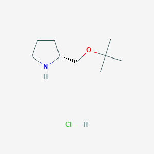 molecular formula C9H20ClNO B3003047 (2R)-2-[(tert-Butoxy)methyl]pyrrolidine hydrochloride CAS No. 2126143-43-7