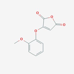 molecular formula C11H8O5 B300307 3-(2-Methoxyphenoxy)-2,5-furandione 