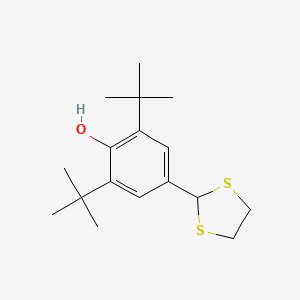 2,6-Di(tert-butyl)-4-(1,3-dithiolan-2-yl)phenol