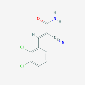 (E)-2-cyano-3-(2,3-dichlorophenyl)prop-2-enamide