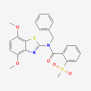 N-benzyl-N-(4,7-dimethoxybenzo[d]thiazol-2-yl)-2-(methylsulfonyl)benzamide