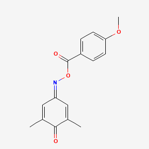 4-(((4-Methoxybenzoyl)oxy)imino)-2,6-dimethylcyclohexa-2,5-dienone