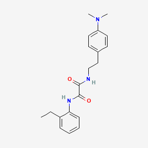 molecular formula C20H25N3O2 B3003111 N1-(4-(dimethylamino)phenethyl)-N2-(2-ethylphenyl)oxalamide CAS No. 954011-38-2