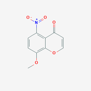 molecular formula C10H7NO5 B300312 5-nitro-8-methoxy-4H-chromen-4-one 