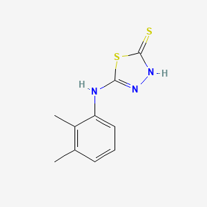 molecular formula C10H11N3S2 B3003151 5-[(2,3-Dimethylphenyl)amino]-1,3,4-thiadiazole-2-thiol CAS No. 379254-69-0