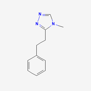 molecular formula C11H13N3 B3003160 4-methyl-3-(2-phenylethyl)-4H-1,2,4-triazole CAS No. 1553017-39-2