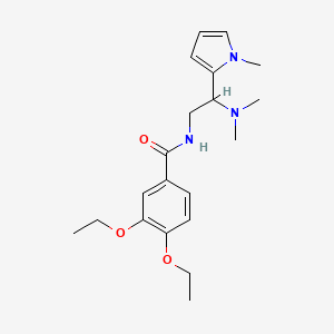 N-(2-(dimethylamino)-2-(1-methyl-1H-pyrrol-2-yl)ethyl)-3,4-diethoxybenzamide