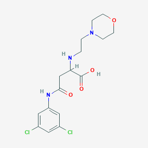 4-((3,5-Dichlorophenyl)amino)-2-((2-morpholinoethyl)amino)-4-oxobutanoic acid