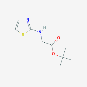 molecular formula C9H14N2O2S B3003175 Tert-butyl 2-(1,3-thiazol-2-ylamino)acetate CAS No. 2248360-32-7