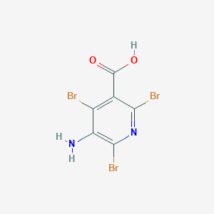 molecular formula C6H3Br3N2O2 B3003197 5-氨基-2,4,6-三溴吡啶-3-甲酸 CAS No. 2376726-51-9