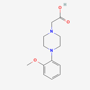 molecular formula C13H18N2O3 B3003204 [4-(2-Methoxyphenyl)piperazin-1-yl]acetic acid CAS No. 876603-01-9