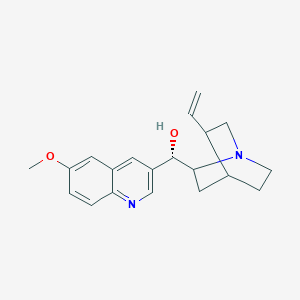 molecular formula C20H24N2O2 B300321 (S)-(6-methoxy-3-quinolinyl)(5-vinyl-1-azabicyclo[2.2.2]oct-2-yl)methanol 
