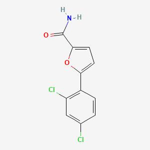 molecular formula C11H7Cl2NO2 B3003227 5-(2,4-二氯苯基)呋喃-2-羧酰胺 CAS No. 1030536-67-4