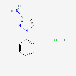 molecular formula C10H12ClN3 B3003254 1-(4-甲基苯基)-1H-吡唑-3-胺盐酸盐 CAS No. 1909316-57-9