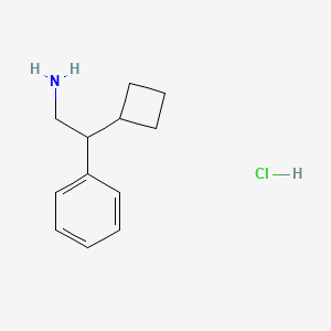2-Cyclobutyl-2-phenylethanamine;hydrochloride